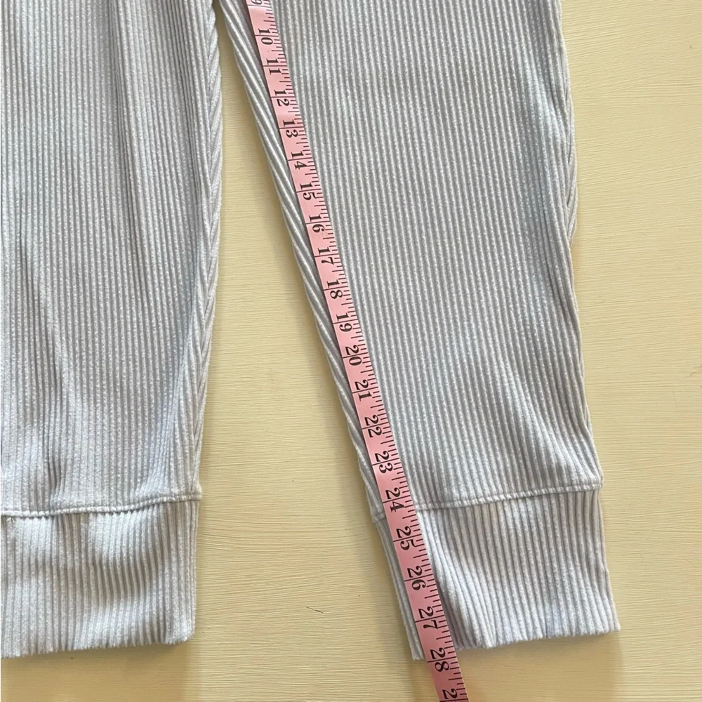 Haven Well Within Ribbed Joggers‎ XL Light Blue Gray Soft Knit Lounge Pants
